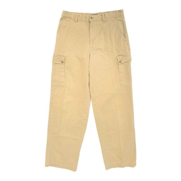 Vintage Y2K GAP Khaki Cargo Pants Size 31x30 Prep Style Classic - Picture 1 of 5